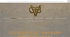 Desktop Screenshot of goldenvalleybrewery.com